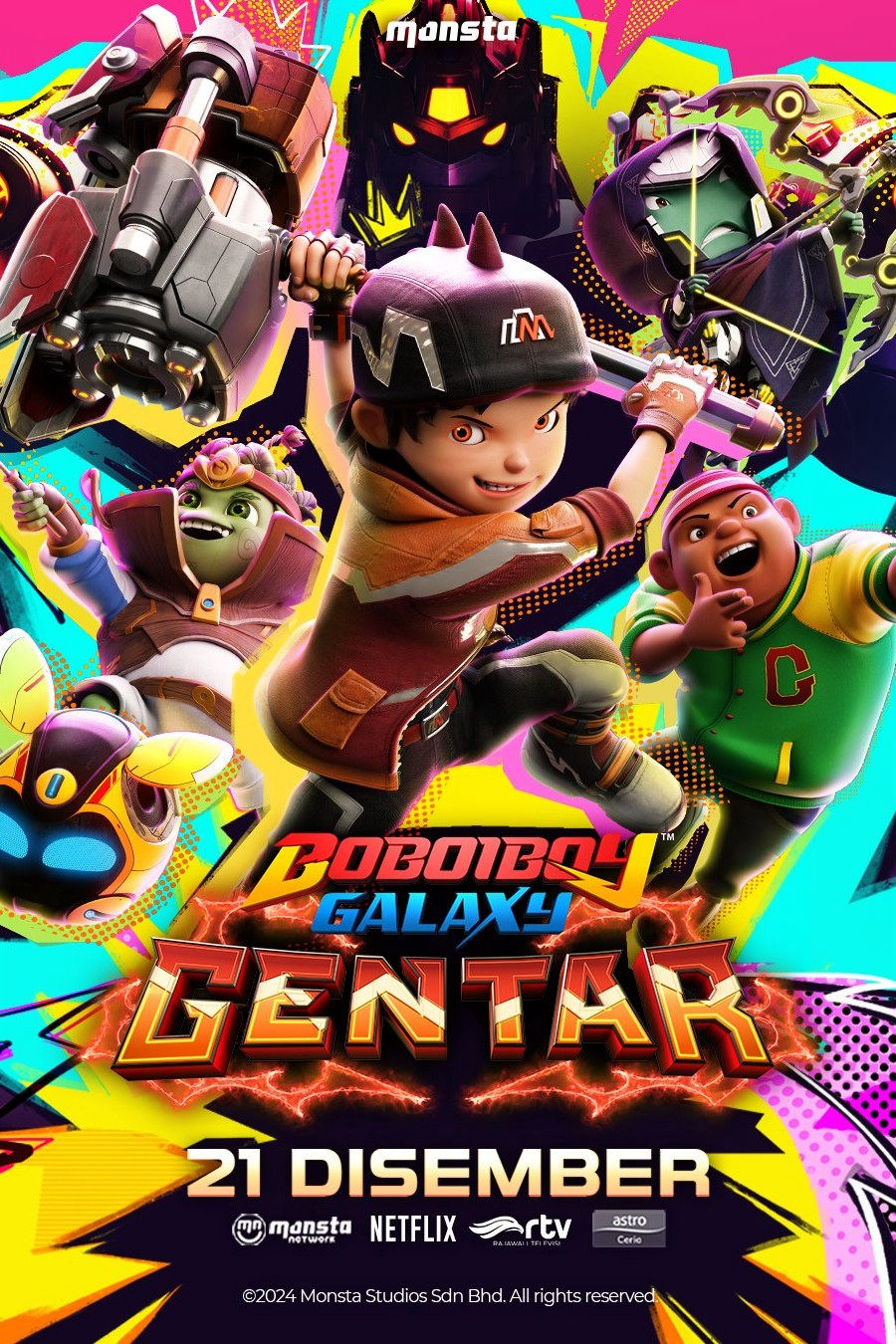 Boboiboy Galaxy Gentar (Phần 4) | BoBoiBoy Galaxy (Season 4) (2024)