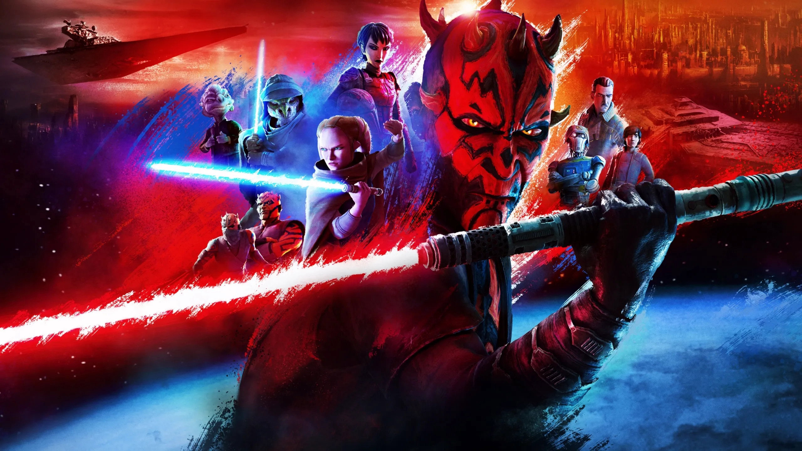 Poster phim Cuộc Chiến Ngân Hà: Maul – Chúa Tể Bóng Tối