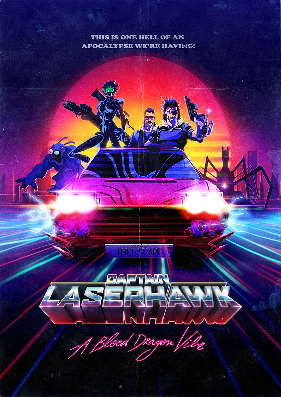 Đội trưởng Laserhawk: Blood Dragon Remix (2023)