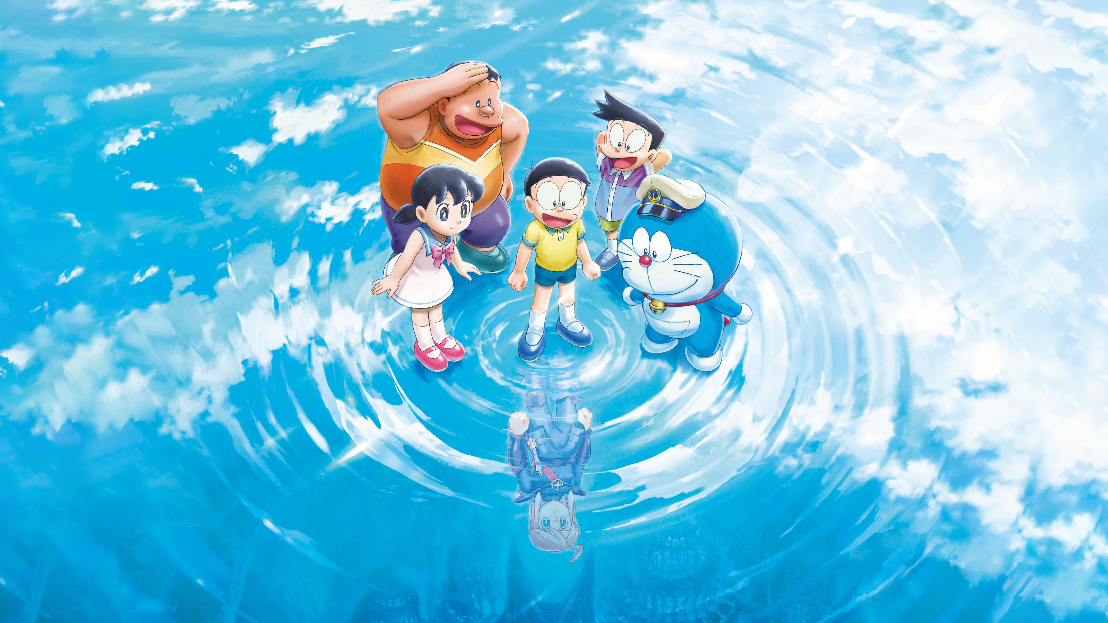 Poster phim Doraemon: Phiên bản mới – Nobita Và Lâu Đài Dưới Đáy Biển