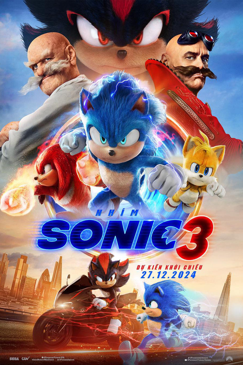 Nhím Sonic 3 (Sonic the Hedgehog 3) [2024]