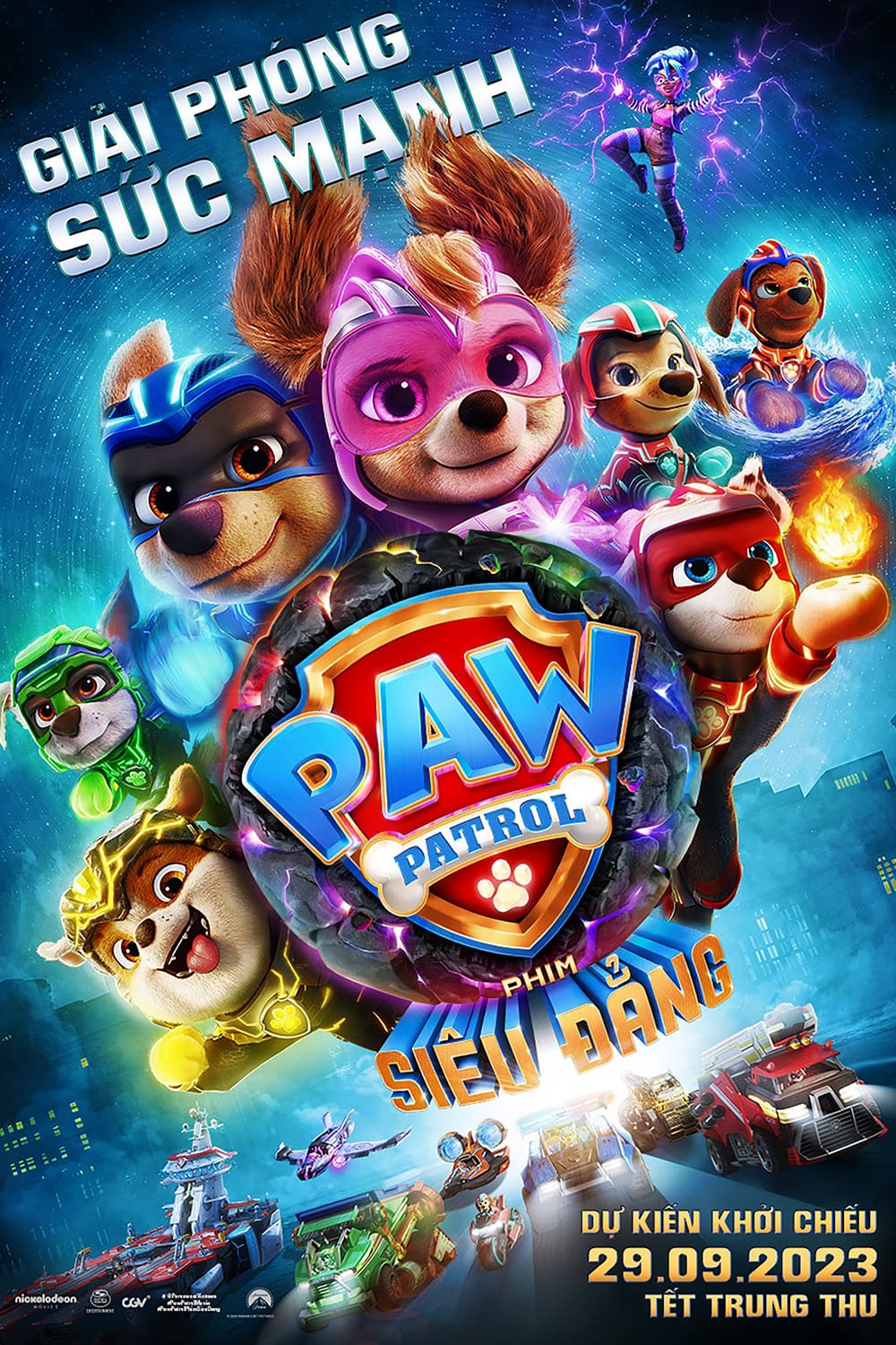 PAW Patrol: Phim Siêu Đẳng | PAW Patrol: The Mighty Movie (2023)